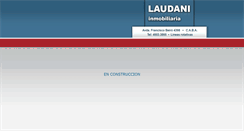 Desktop Screenshot of laudaniinmobiliaria.com.ar