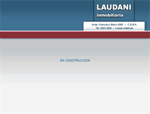 Tablet Screenshot of laudaniinmobiliaria.com.ar